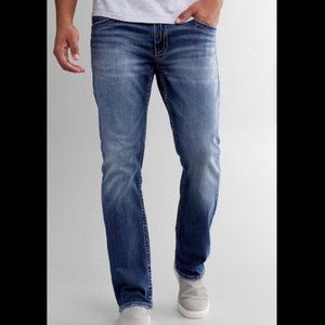 BKE Jake Straight Stretch Jeans Medium Wash 32 x 32